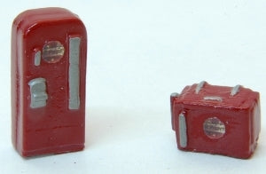 JL Innovation 637 HO Scale Dr Pepper Soda Machine Set