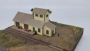 JL Innovative Design 120 N Scale Hubermill Warehouse Laser Cut Craftsman Kit