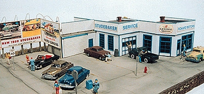 JL Innovative Design 171 HO Scale Pickard Motors Laser Cut Craftsman Kit