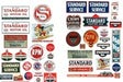 JL Innovative Design 235 HO Scale 1930s -1950s Vintage Gas Station Signs