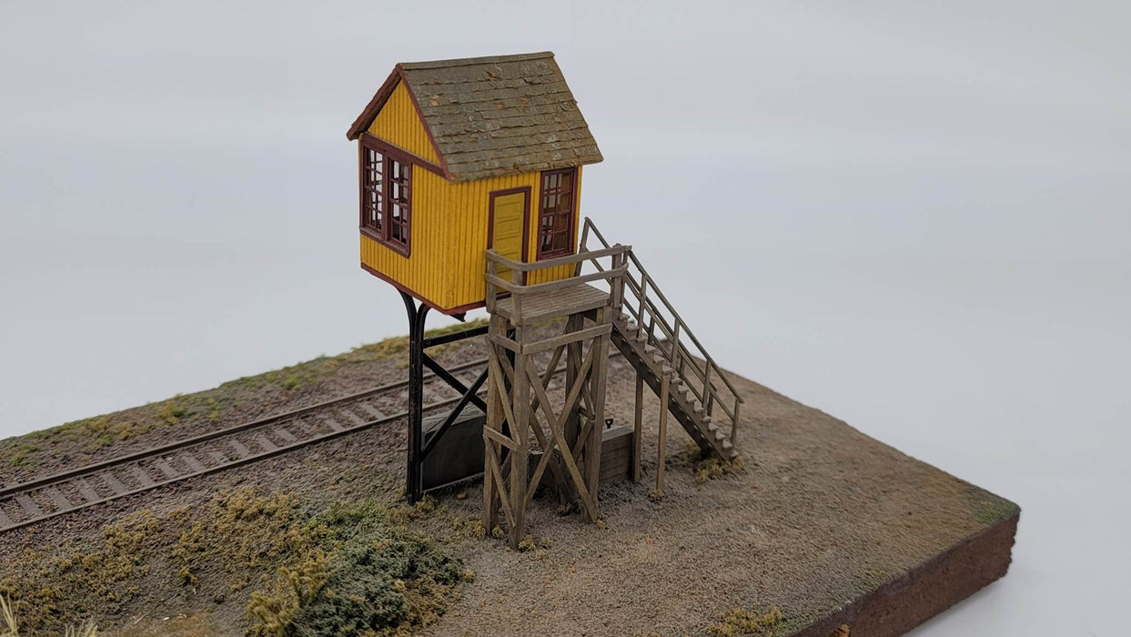 JL Innovative Design 241 HO Scale Avon Street Elevated Gate Tower Laser Cut Craftsman Kit