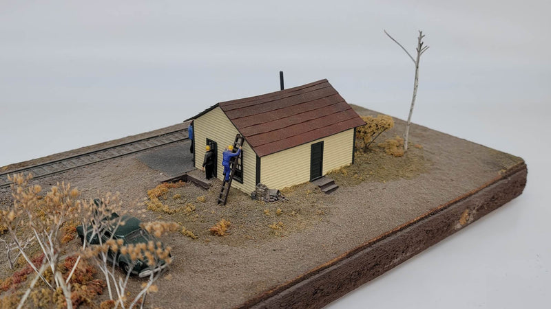 JL Innovative Design 271 HO Scale McDougall Telegraph Office Laser Cut Craftsman Kit