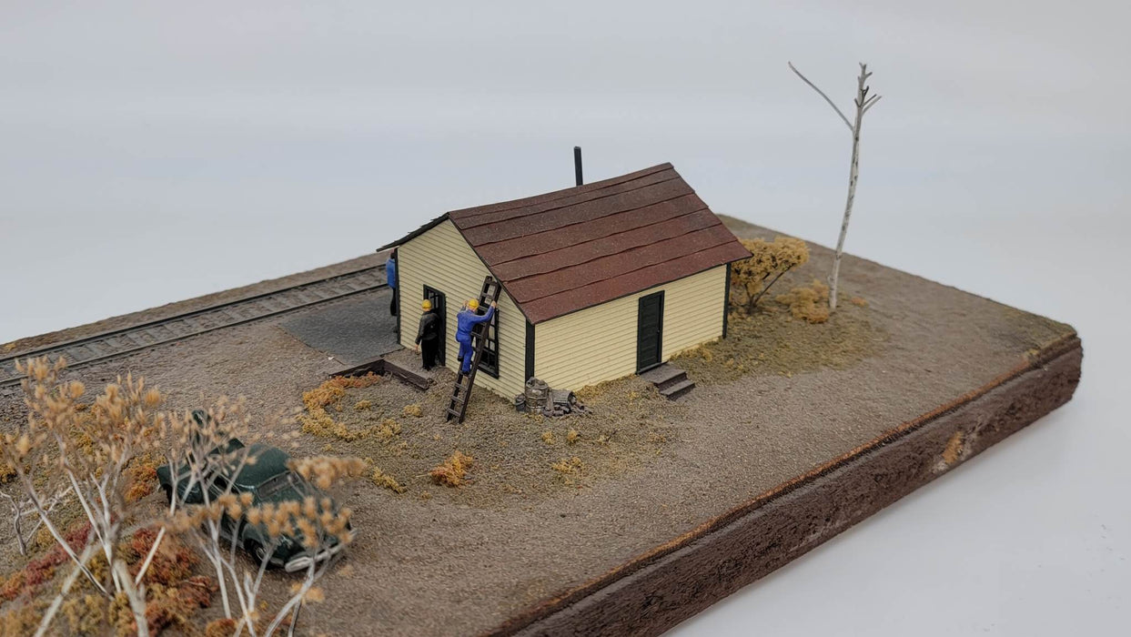 JL Innovative Design 271 HO Scale McDougall Telegraph Office Laser Cut Craftsman Kit
