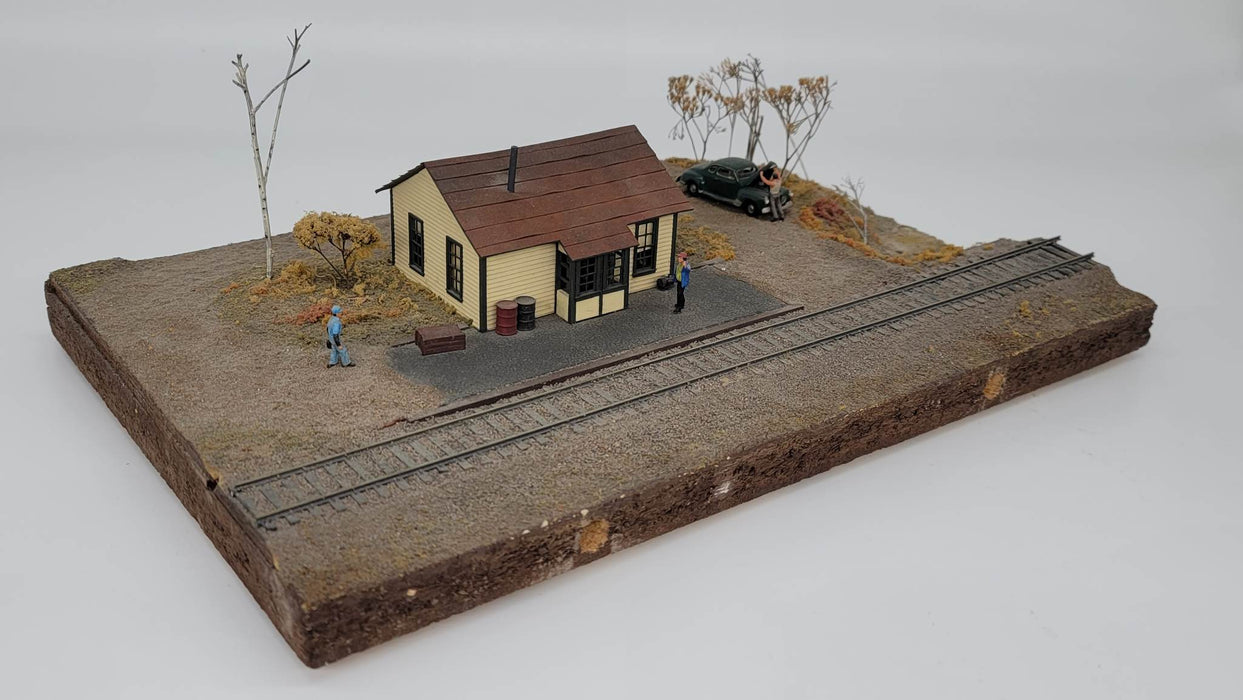 JL Innovative Design 271 HO Scale McDougall Telegraph Office Laser Cut Craftsman Kit