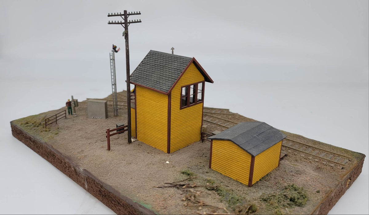 JL Innovative Design 291 HO Scale Bagwell Junction Tower Laser Cut Craftsman Kit