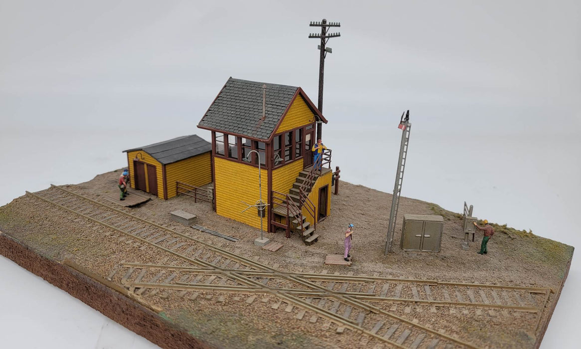 JL Innovative Design 291 HO Scale Bagwell Junction Tower Laser Cut Craftsman Kit