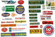 JL Innovative Design 292 HO Scale 1940s-1950s Industrial Signs