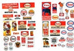 JL Innovative Design 293 HO Scale 1940s-1950s Esso Gas Station Signs