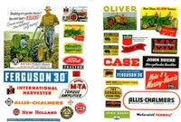 JL Innovative Design 296 HO Scale 1940s-1950s Farm & Tractor Signs