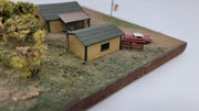 JL Innovative Design 320 N Scale Saw Pit Store Laser Cut Craftsman Kit