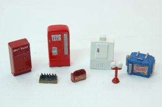 JL Innovative Design 347 HO Scale Vending Machine Detail Set Unpainted