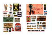 JL Innovative Design 405 HO Scale 1950s-1960s Marine Signs