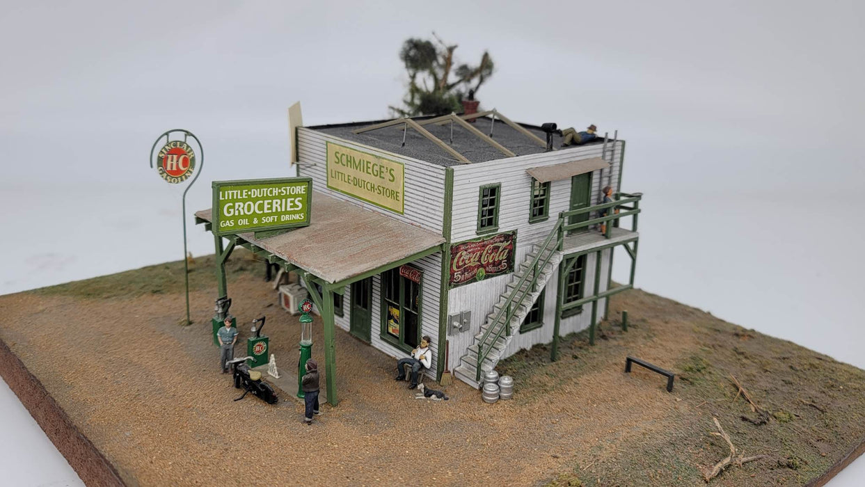 JL Innovative Design 411 HO Scale Schmiege's Little Dutch Store Laser Cut Craftsman Kit