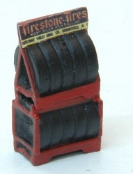 JL Innovative Design 432 HO Scale Custom 2 Tier Auto Tire Rack
