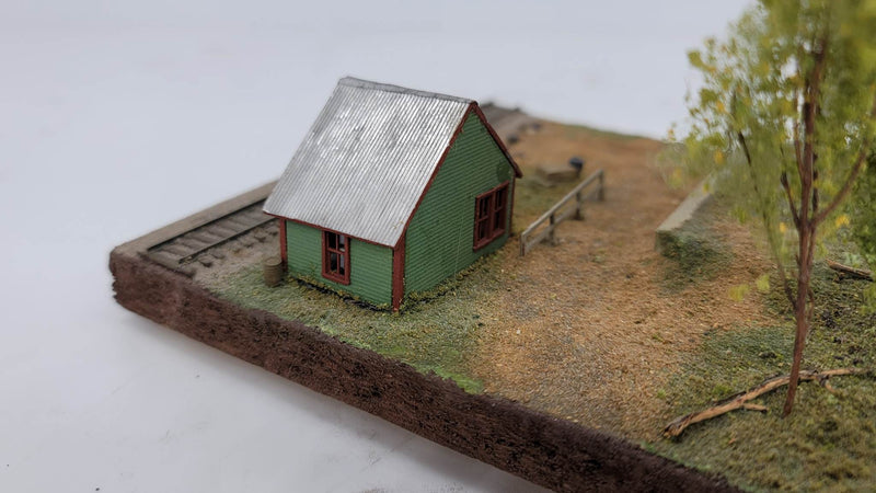 JL Innovative Design 450 N Scale East Junction Yard Office Laser Cut Structure Kit