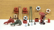 JL Innovative Design 457 HO Scale Marine and Nautical 21 Piece Detail Set