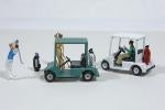 JL Innovative Design 459 HO Scale Golf Carts & Bags