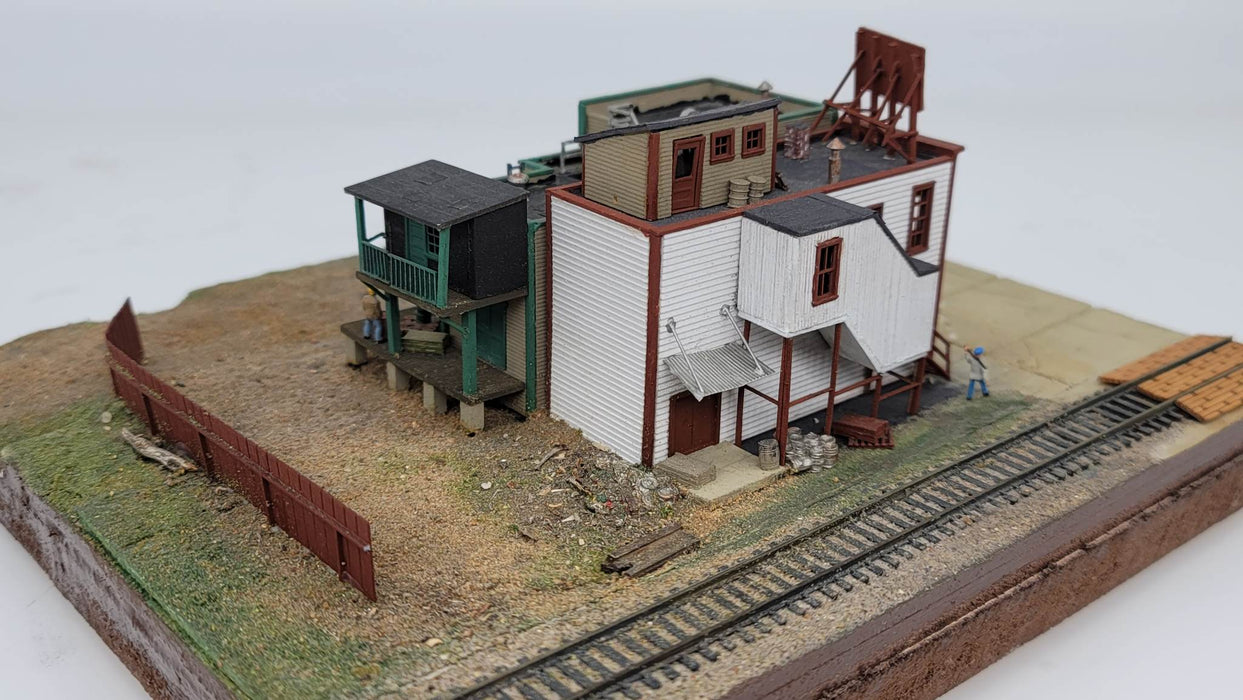 JL Innovative Design 470 N Scale Dc Cochran Confectionery Laser Cut Structure Kit