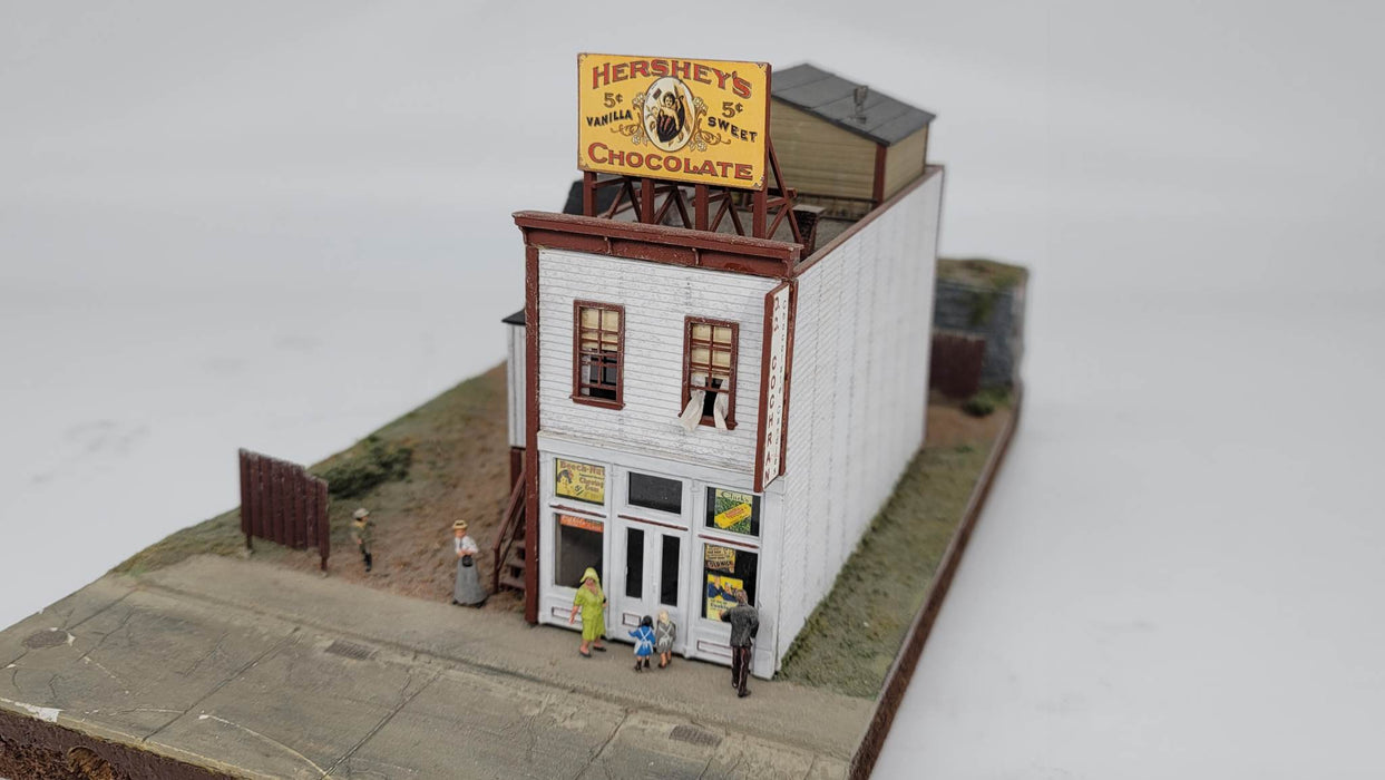 JL Innovative Design 471 HO Scale D.C.Cochran Confectionery Laser Cut Structure Kit