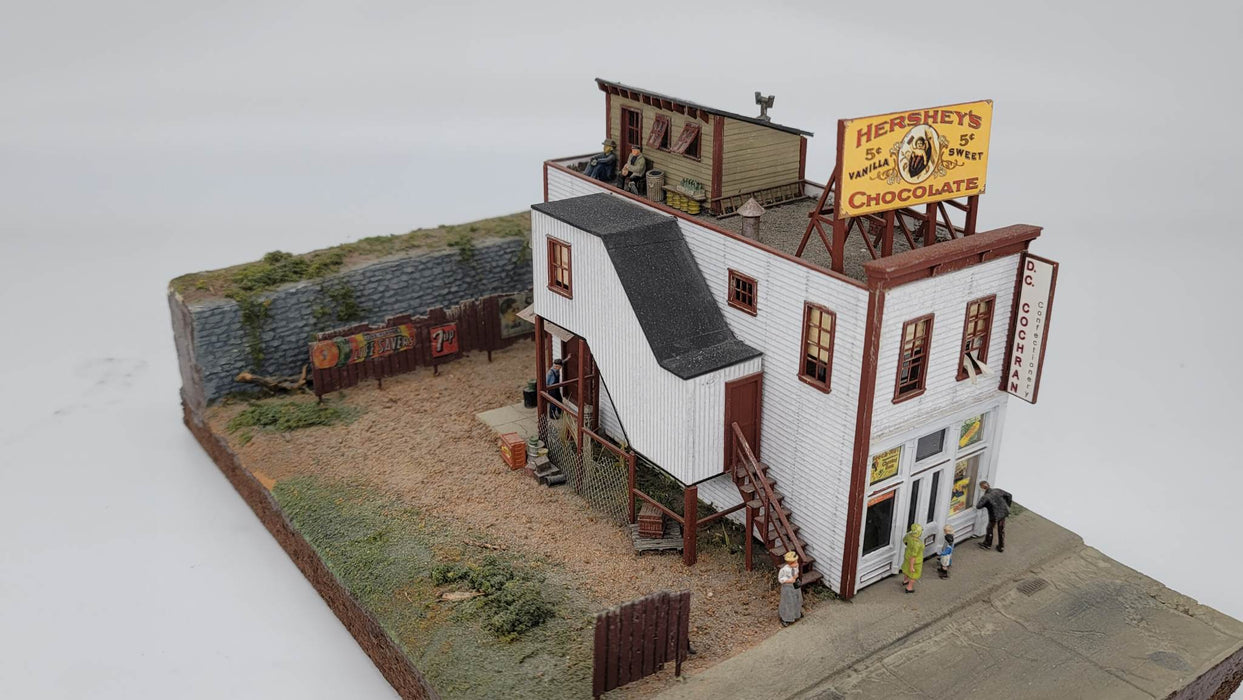 JL Innovative Design 471 HO Scale D.C.Cochran Confectionery Laser Cut Structure Kit