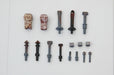 JL Innovative Design 494 HO Scale Roof Stacks Vents and Chimneys 16 Piece