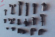 JL Innovative Design 503 HO Scale Roof Vent and Stack 17 Piece Detail Set
