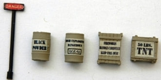 JL Innovative Design 525 HO Scale Custom Mine Explosive Set