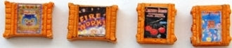 JL Innovative Design 528 HO Scale Custom Fireworks Flat Orange Crates