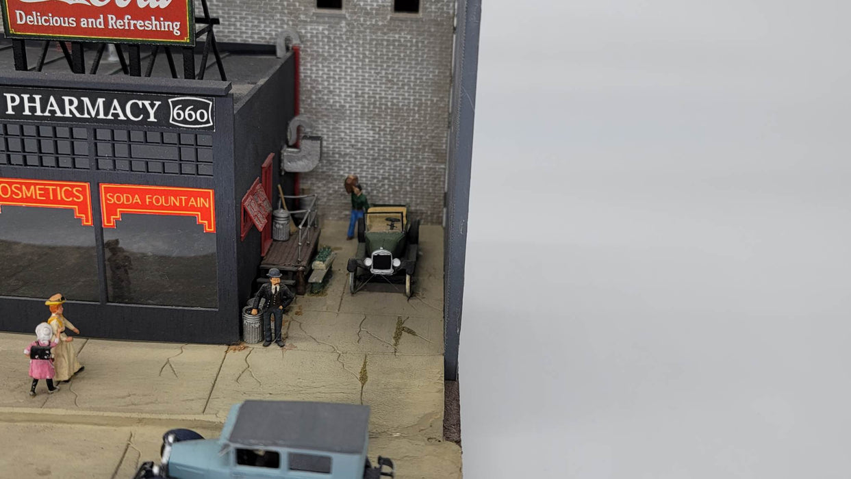 JL Innovative Design 531 HO Scale Klein's Pharmacy Laser Cut Structure Kit