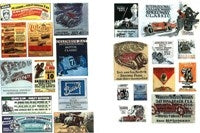 JL Innovative Design 548 HO Scale Vintage Racing and Speedway Signs
