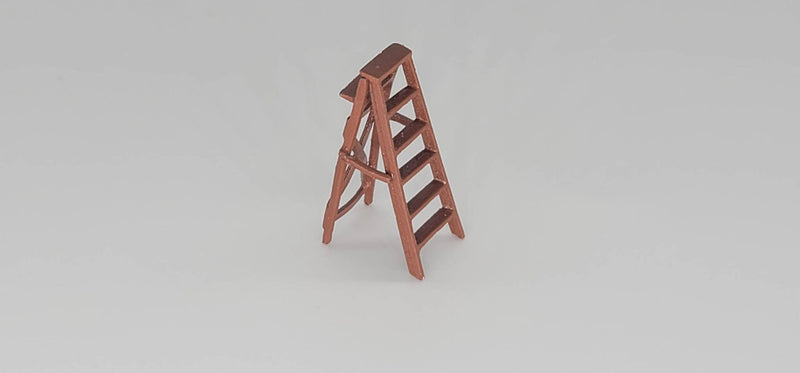 JL Innovative Design 554 HO Scale Brown 8' Step Ladder