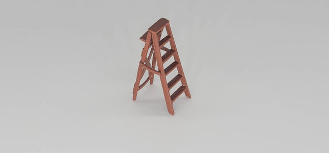JL Innovative Design 554 HO Scale Brown 8' Step Ladder — White Rose Hobbies