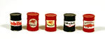 JL Innovative Design 563 HO Scale Mobil Oil Barrels