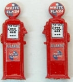 JL Innovative Design 583 HO Scale Atlantic Oil Deluxe Custom Gas Pumps