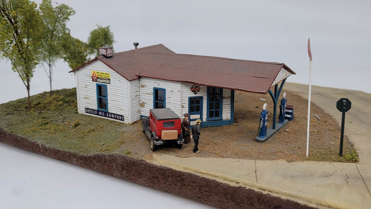 JL Innovative Design 591 HO Scale Marble Rock Garage Building Kit