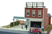 JL Innovative Design 621 HO Scale Graham's Motorcycle Emporium Laser Cut Structure Kit