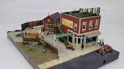 JL Innovative Design 621 HO Scale Graham's Motorcycle Emporium Laser Cut Structure Kit
