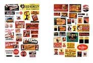 JL Innovative Design 633 N Scale 1930s-1950s Vintage Saloon and Tavern Posters