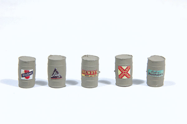 JL Innovative Design 719 HO Scale Vintage Beer Wooden Kegs