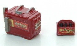 JL Innovative Design 737 HO Scale Dr. Pepper Chest Type Soda Machine with Case