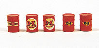JL Innovative Design 812 HO Scale Dx Orange Custom Barrels