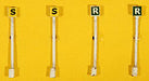 JL Innovative Design 830 HO Scale Right-of-Way Signs Slow and Resume Speed Signs