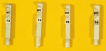 JL Innovative Design 832 HO Scale Mile Post Sign (4 Pack)