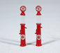 JL Innovative Design 932 HO Scale Red Crown Gas Pumps