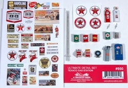 JL Innovative Design 950 HO Scale Texaco Gas Station Detail