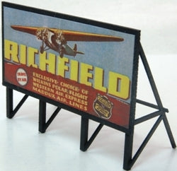 JL Innovative Design 979 HO Scale 1930s Richfield Gas Billboard
