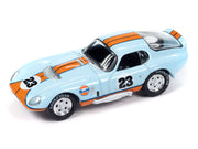 Johnny Lightning JLCG032A Classic Gold Version A 1965 Shelby Cobra Daytona Coupe - Gulf #23 Light Blue