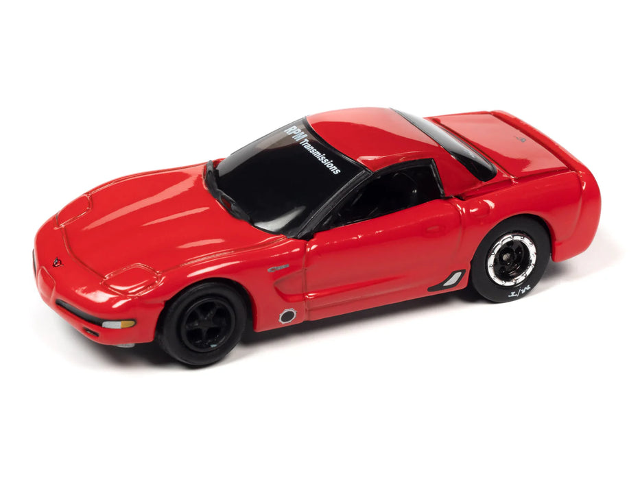 Johnny Lightning JLMC030A Muscle Cars USA Version A 2001 Chevy Corvette Z06 Torch Red