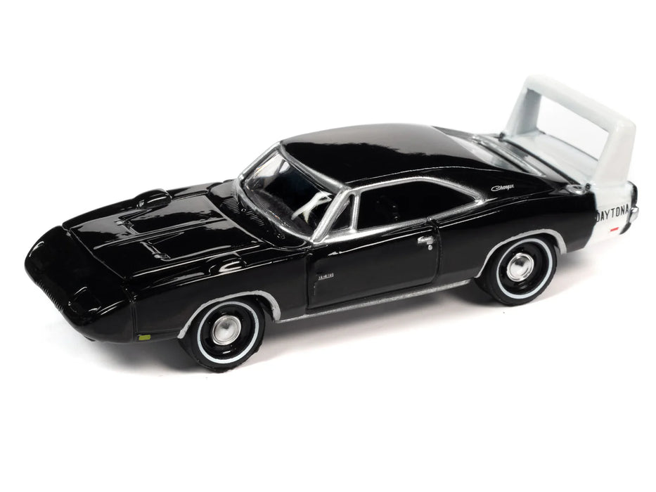 Johnny Lightning JLMC031B Muscle Cars USA Version B 1969 Dodge Charger Daytona - Black