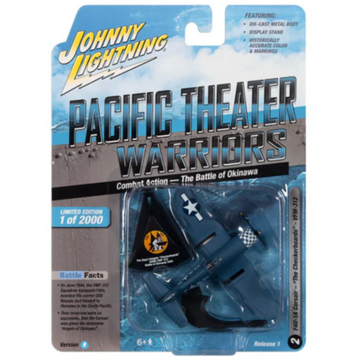 Johnny Lightning JLML007 Pacific Theater Warriors Version B F4U-1A Corsair Fighter
